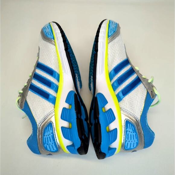 Adidas Womens Galaxy Elite Running Shoes Metallic Blue and Silver Size 8 - Picture 6 of 10